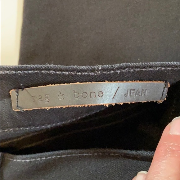 Rag & Bone black skinny jeans in Equestrian wash - Picture 7 of 11